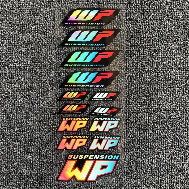 Motocikla un ķivere uzlīmju komplekts ar atstarojumu lāzera efektu, sacensību sponsoru uzlīmēm