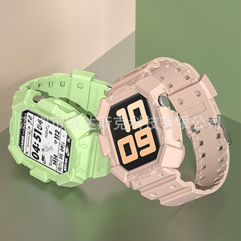 TPU jednopásový pás pre Apple Watch SE s ľadovcovým vzorom, kód 876543