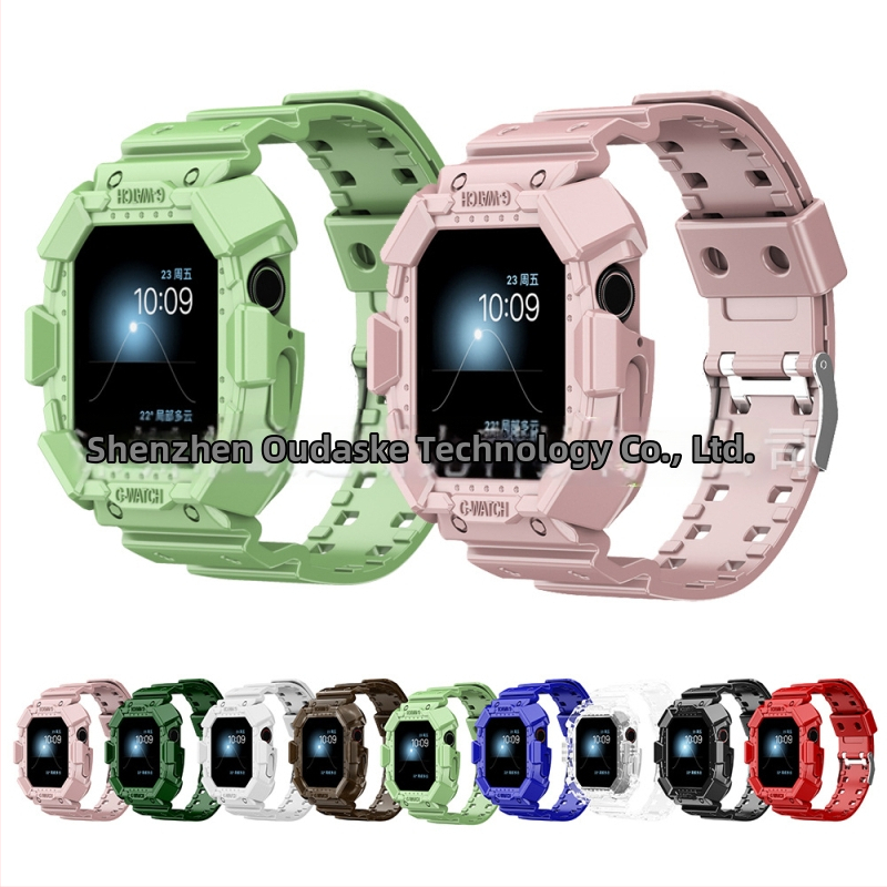 TPU jednopásový pás pre Apple Watch SE s ľadovcovým vzorom, kód 876543