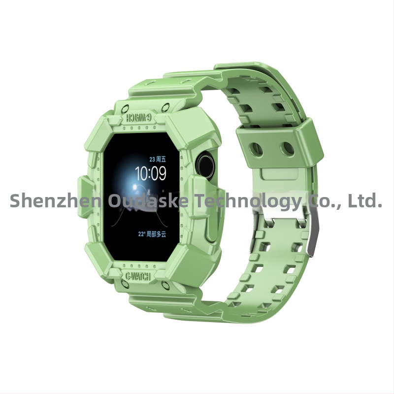 TPU jednopásový pás pre Apple Watch SE s ľadovcovým vzorom, kód 876543