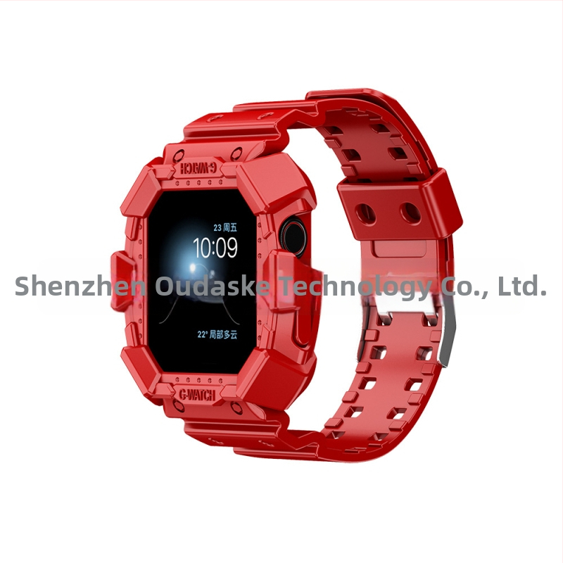 TPU jednopásový pás pre Apple Watch SE s ľadovcovým vzorom, kód 876543