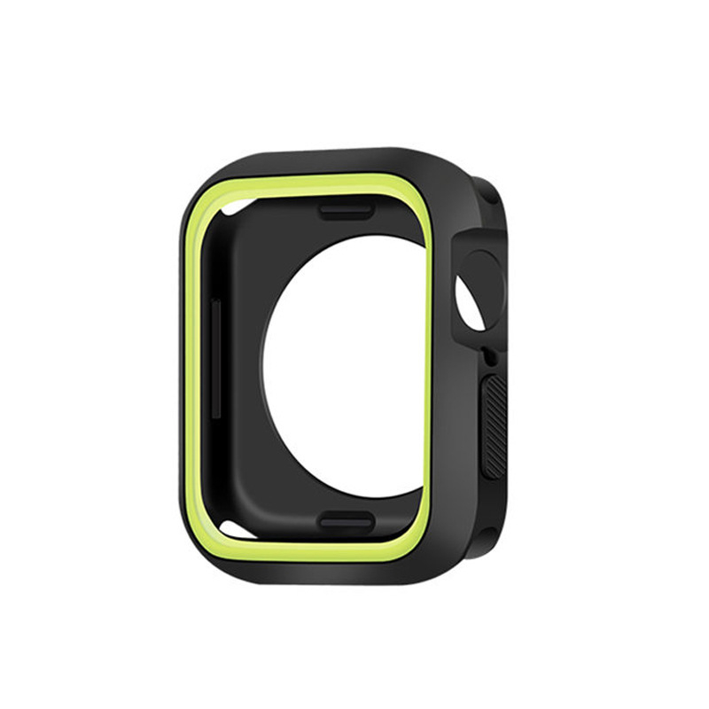 Silikónový ochranný kryt pre Apple Watch Ultra2 so čiastočne obaleným rámom (Kompatibilita: Apple Watch Ultra2; Materiál: Silikón; Dizajn: Čiastočne obalený rám)