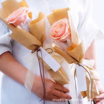 Koreai bársonyszalag, kétoldalas lezáró szalag ajándékcsomagoláshoz, virágszálak csokrához és esküvői csomagoláshoz
