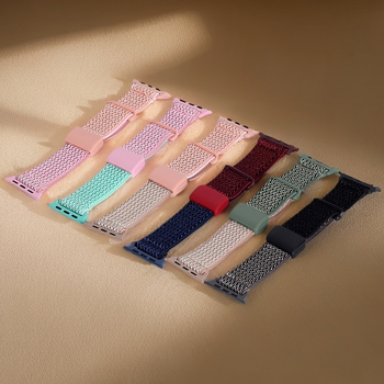 Fitterm каишка за Apple Watch Ultra от еластична найлонова лента с пластмасова магнитна закопчалка — код Ra–ap001