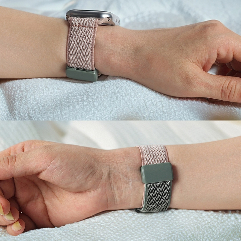Fitterm каишка за Apple Watch Ultra от еластична найлонова лента с пластмасова магнитна закопчалка — код Ra–ap001