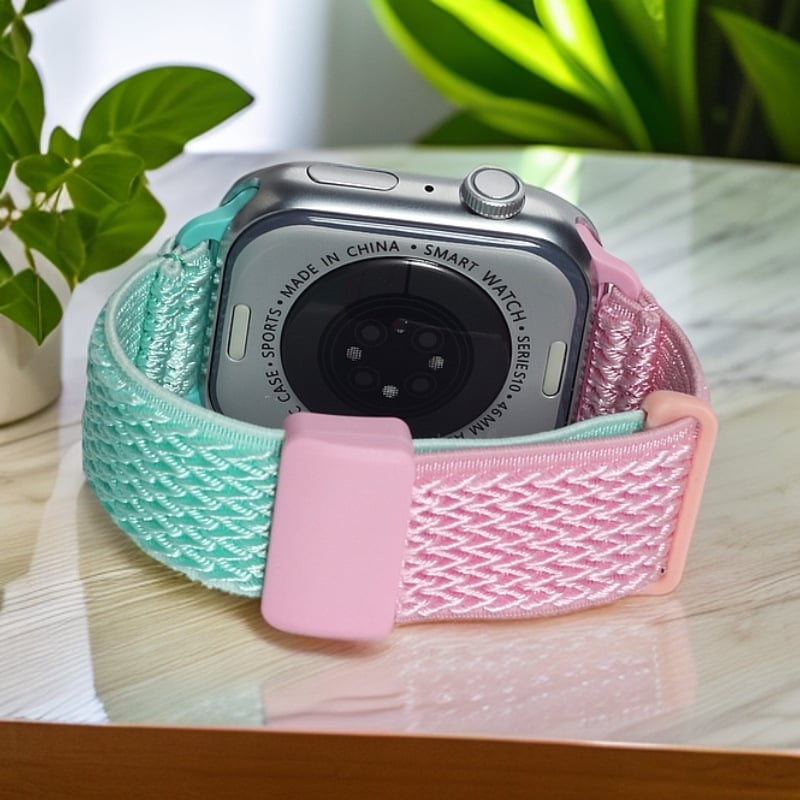 Fitterm каишка за Apple Watch Ultra от еластична найлонова лента с пластмасова магнитна закопчалка — код Ra–ap001