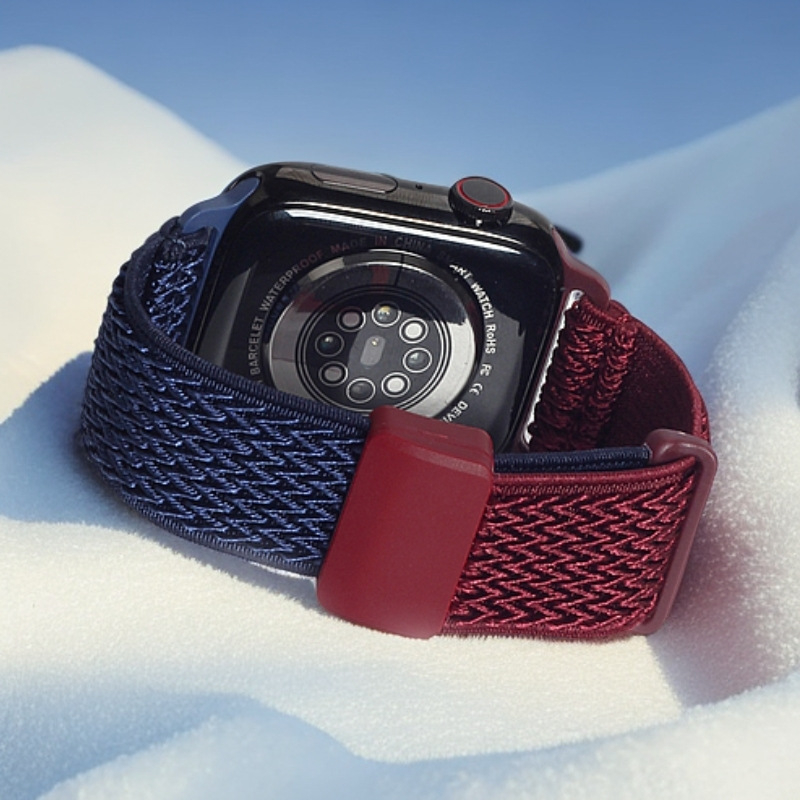 Fitterm каишка за Apple Watch Ultra от еластична найлонова лента с пластмасова магнитна закопчалка — код Ra–ap001