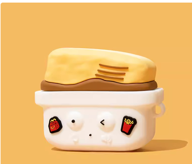 Θήκη ακουστικών Apple AirPods 2/3 – MK μάρκα, PVC υλικό, στυλ κινουμένων σχεδίων, χύτευση με έγχυση