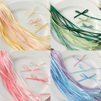 Unique kétoldalas hajdísz szalag poliészter bársonyból DIY használatra