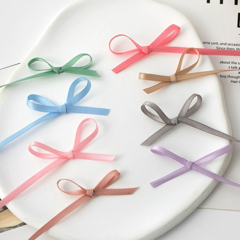 Unique kétoldalas hajdísz szalag poliészter bársonyból DIY használatra