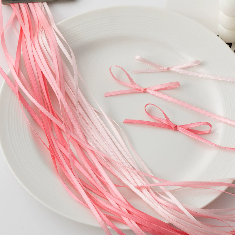 Unique kétoldalas hajdísz szalag poliészter bársonyból DIY használatra