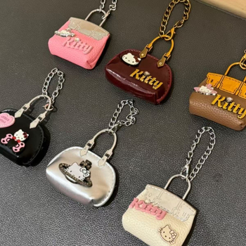 Pandantiv pentru geantă și telefon — piele artificială, accesorii pentru bagaje și genți, model pisică/Snoopy, stil dulce și cool