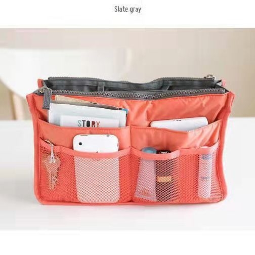 Geantă de mână fashion multifunctională, organizator interior pentru obiecte mici, pentru toalete și machiaj (Brand Unique; Material: Pânză; Funcție: Pliabil; Stil: Japonez)