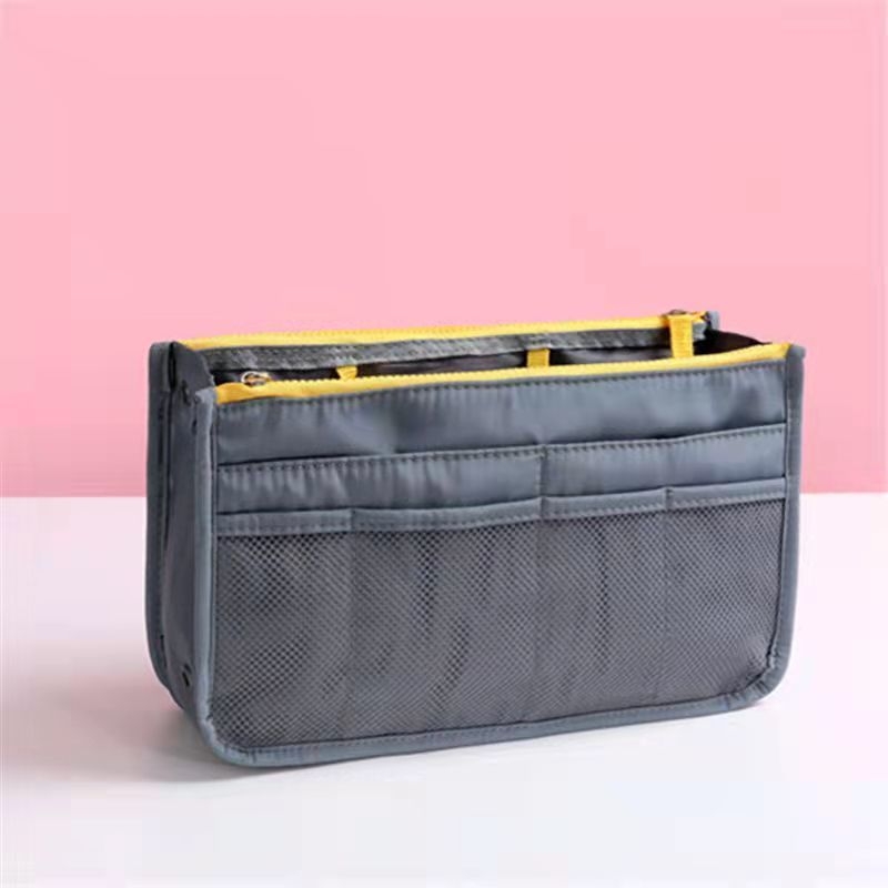 Geantă de mână fashion multifunctională, organizator interior pentru obiecte mici, pentru toalete și machiaj (Brand Unique; Material: Pânză; Funcție: Pliabil; Stil: Japonez)