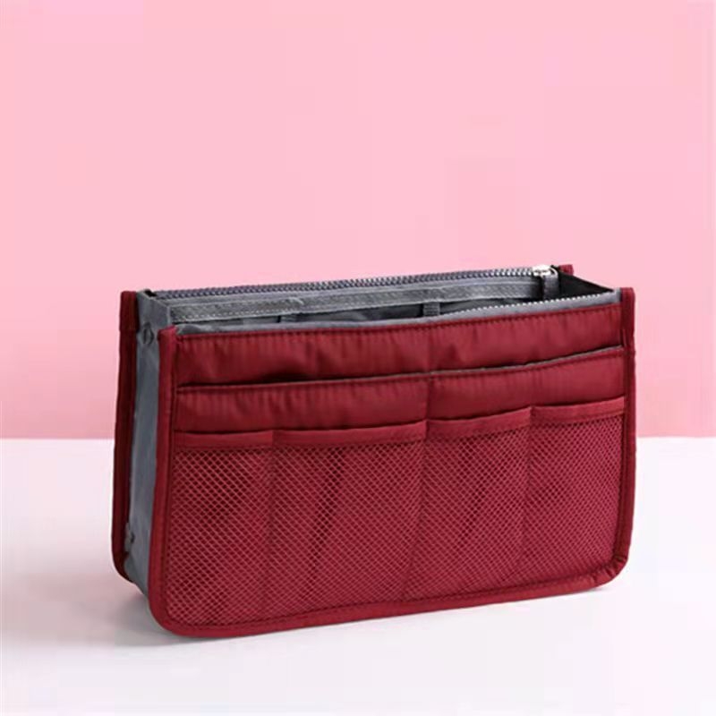 Geantă de mână fashion multifunctională, organizator interior pentru obiecte mici, pentru toalete și machiaj (Brand Unique; Material: Pânză; Funcție: Pliabil; Stil: Japonez)