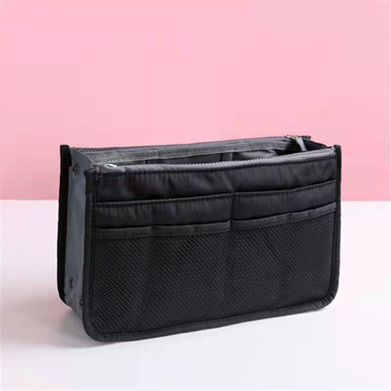 Geantă de mână fashion multifunctională, organizator interior pentru obiecte mici, pentru toalete și machiaj (Brand Unique; Material: Pânză; Funcție: Pliabil; Stil: Japonez)