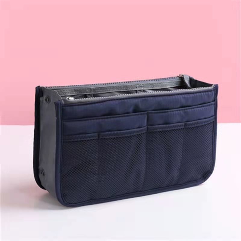 Geantă de mână fashion multifunctională, organizator interior pentru obiecte mici, pentru toalete și machiaj (Brand Unique; Material: Pânză; Funcție: Pliabil; Stil: Japonez)