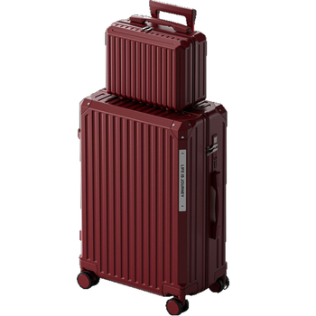 Bagaj cabină, material ABS, deschidere cu fermoar, interfață USB, impermeabil, roți universale