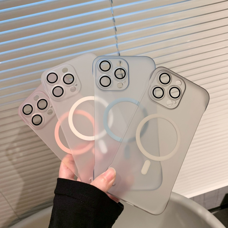 Ke xinf матов безрамков магнитен калъф за iPhone 12–14 серия, PC материал – удароустойчив, антиотпечатъци