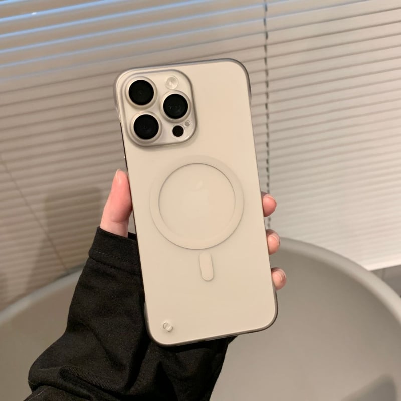 Ke xinf матов безрамков магнитен калъф за iPhone 12–14 серия, PC материал – удароустойчив, антиотпечатъци