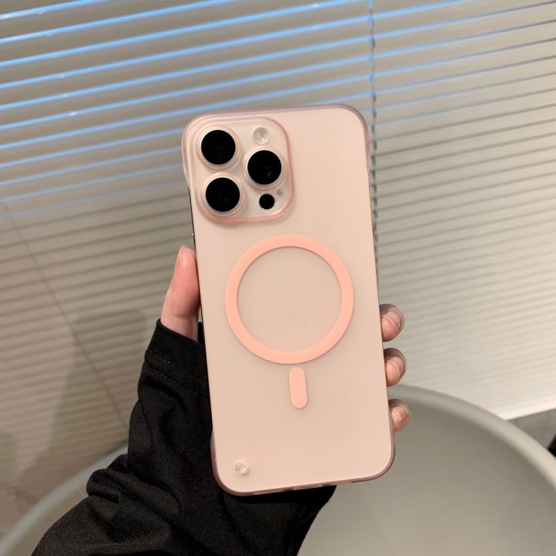 Ke xinf матов безрамков магнитен калъф за iPhone 12–14 серия, PC материал – удароустойчив, антиотпечатъци