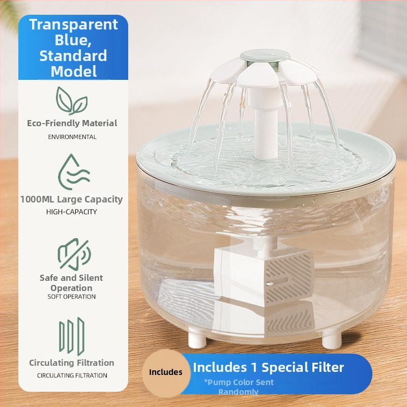 Senwei Диспенсър за вода за котки и кучета с автоматична циркулация, отделяем, 500 г, модел Anti-Dry Burn