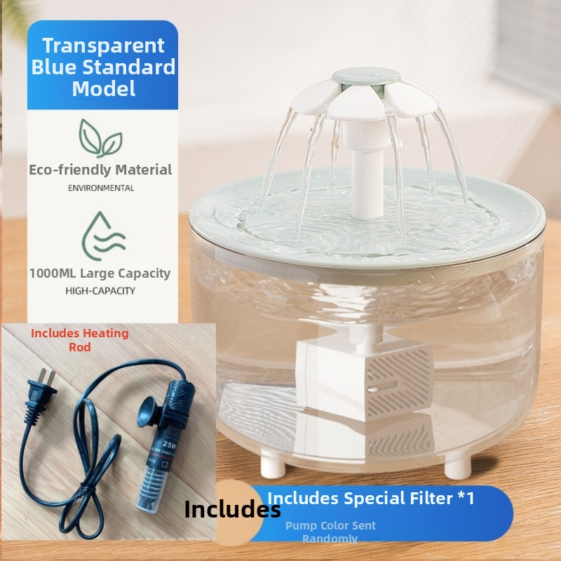 Senwei Диспенсър за вода за котки и кучета с автоматична циркулация, отделяем, 500 г, модел Anti-Dry Burn