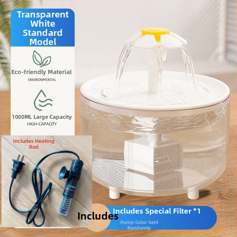 Senwei Диспенсър за вода за котки и кучета с автоматична циркулация, отделяем, 500 г, модел Anti-Dry Burn