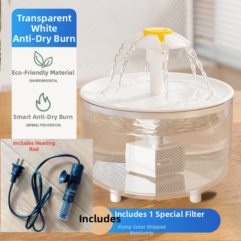 Senwei Диспенсър за вода за котки и кучета с автоматична циркулация, отделяем, 500 г, модел Anti-Dry Burn