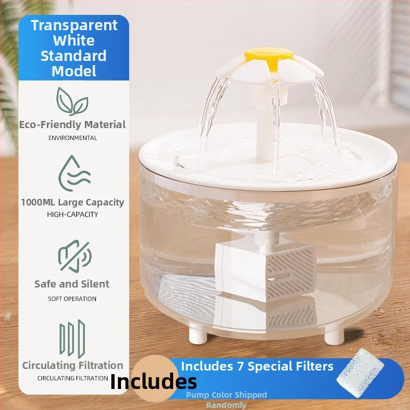 Senwei Диспенсър за вода за котки и кучета с автоматична циркулация, отделяем, 500 г, модел Anti-Dry Burn