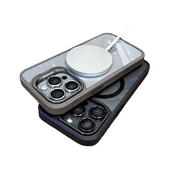 Калъф за телефон с невидим държател за лещи и магнитен филм за лещи, акрил, горещо пресован, антиизносоустойчив, против падане, антиотпечатъци, персонализируем, за модел 6043716