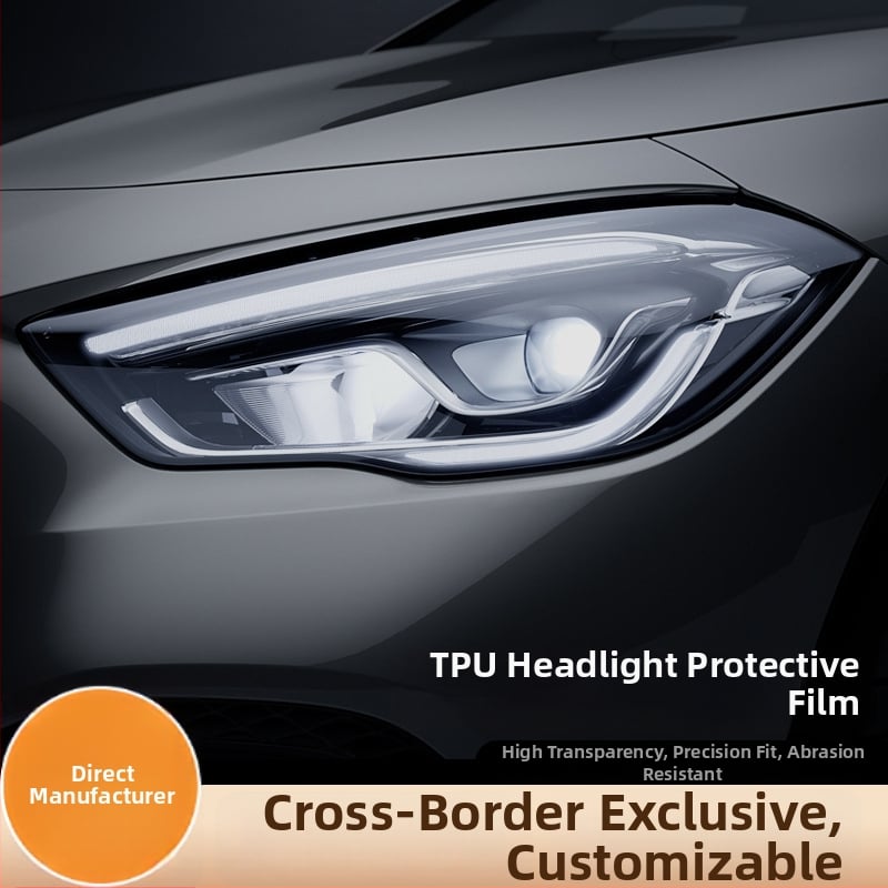 Runze guanglong TPU auto lukturu krāsu maiņas filma ar gaismas kontroli, pašatjaunojošs, skrāpējumu aizsardzība priekšējām un aizmugurējām luktām