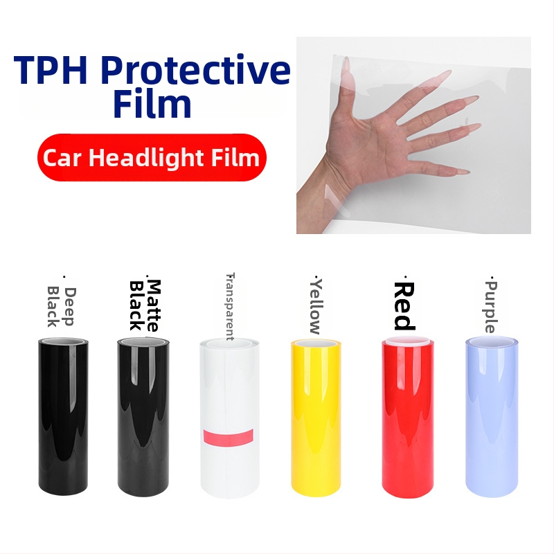 Runze guanglong TPU plėvelė spalvos keitimui automobilių žibintams su šviesos kontrole, saviregeneruojantis, atsparus įbrėžimams, apsauginis filmas priekinėms ir galinėms šviesoms