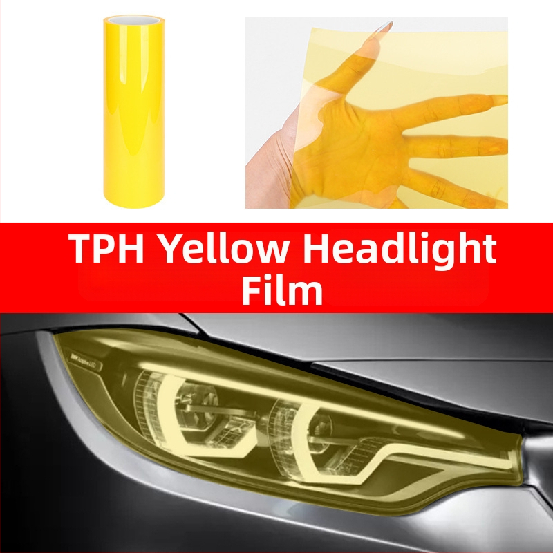 Runze guanglong TPU auto lukturu krāsu maiņas filma ar gaismas kontroli, pašatjaunojošs, skrāpējumu aizsardzība priekšējām un aizmugurējām luktām