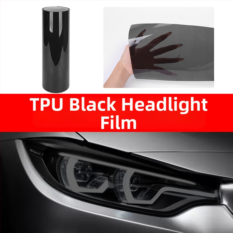 Runze guanglong TPU auto lukturu krāsu maiņas filma ar gaismas kontroli, pašatjaunojošs, skrāpējumu aizsardzība priekšējām un aizmugurējām luktām