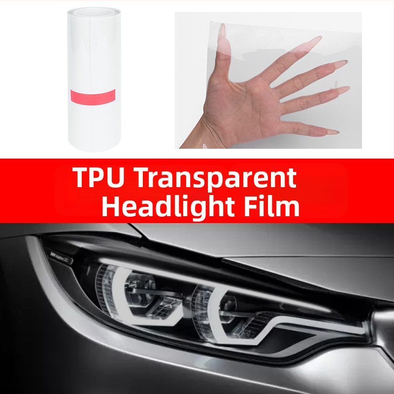 Runze guanglong TPU auto lukturu krāsu maiņas filma ar gaismas kontroli, pašatjaunojošs, skrāpējumu aizsardzība priekšējām un aizmugurējām luktām