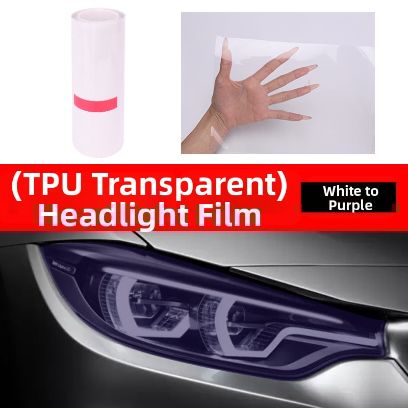 Runze guanglong TPU auto lukturu krāsu maiņas filma ar gaismas kontroli, pašatjaunojošs, skrāpējumu aizsardzība priekšējām un aizmugurējām luktām