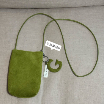 Geantă de telefon din piele naturală, stil bucket, cu buzunar pentru documente, căptușeală poliester, curea pe un umăr, vară 2024