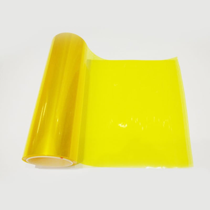 Film pentru faruri din PVC – schimbare de culoare, autocolant pentru faruri, model transparent incolor, instalare cu bandă, marca Yiteng New Material