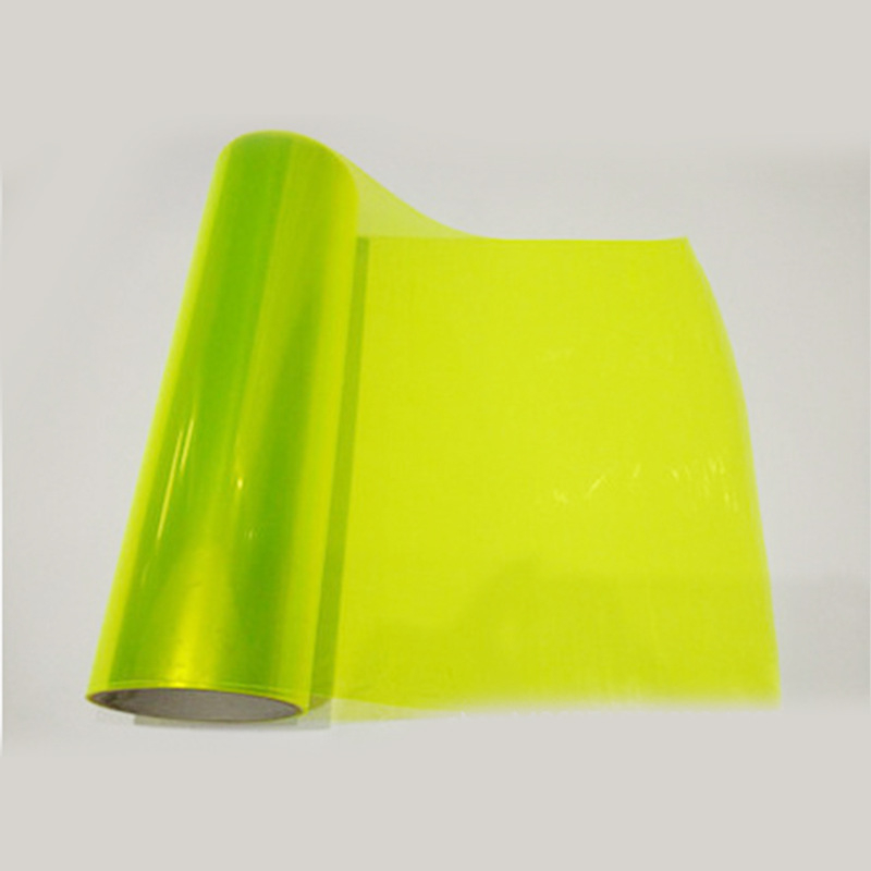 Film pentru faruri din PVC – schimbare de culoare, autocolant pentru faruri, model transparent incolor, instalare cu bandă, marca Yiteng New Material