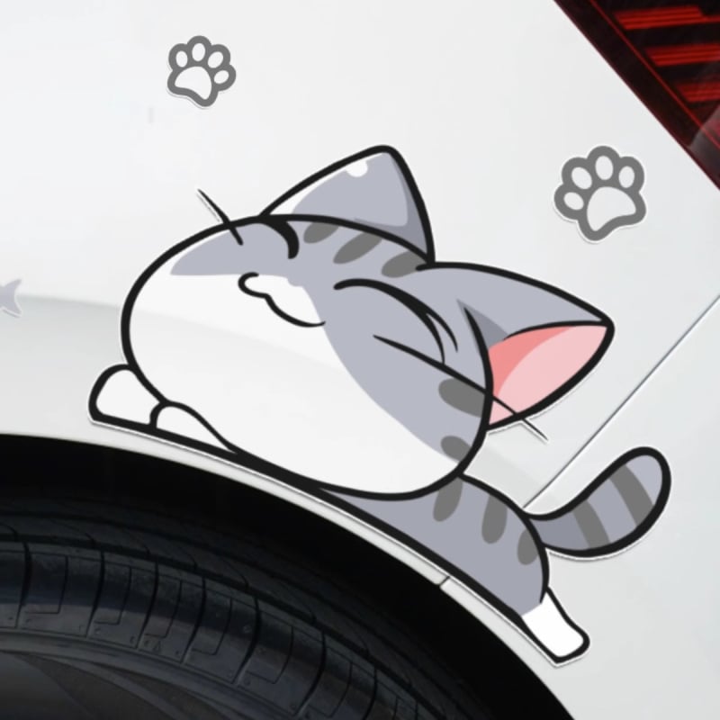 Set autocolant auto pentru aripi și barele față/spate, adeziv, personalizabil, model desen animat