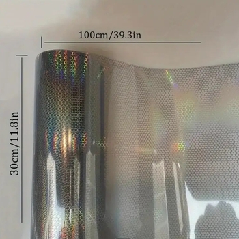 Abțibilduri pentru faruri și stopuri cu model fagure de miere, montaj prin lipire, procesare personalizată