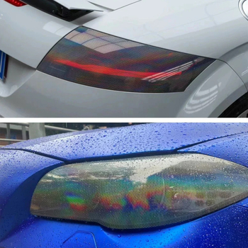 Abțibilduri pentru faruri și stopuri cu model fagure de miere, montaj prin lipire, procesare personalizată