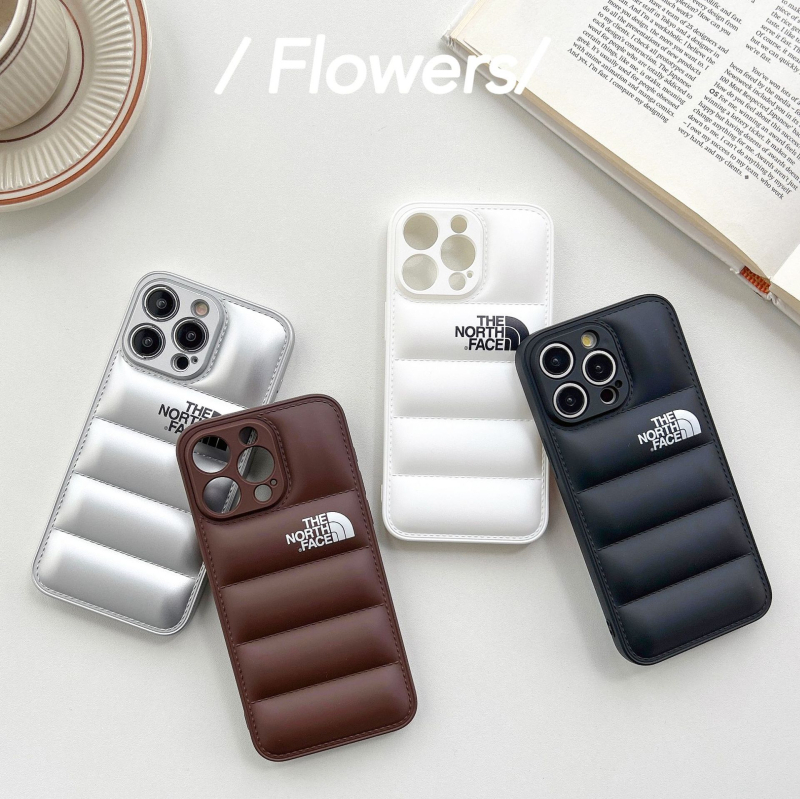 Калъф за iPhone с TPU обвивка, стил пухено яке, удароустойчив, разсейване на топлината, антиотпечатъци, износоустойчив