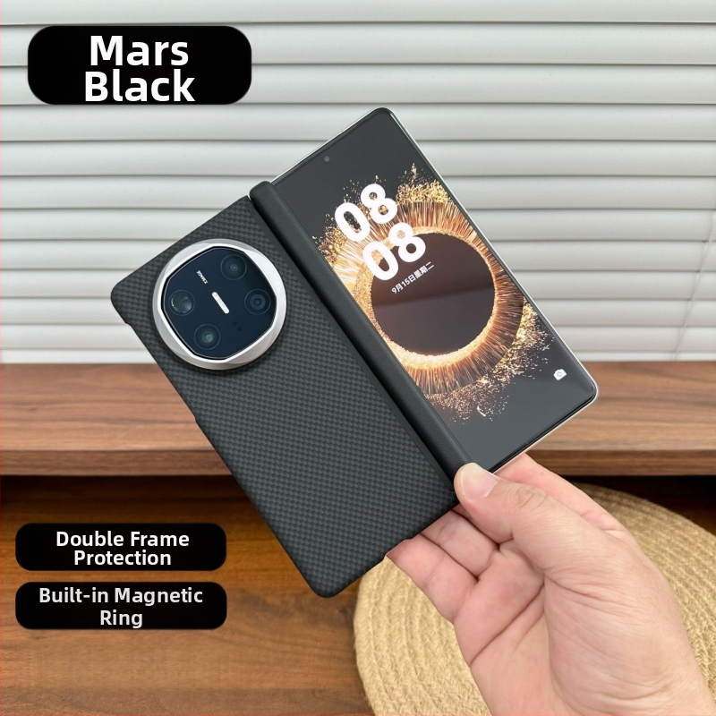 Kryt pre Huawei Mate X5 s magnetickým uchytením, Kevlar vzorom, X6 zbierka, dvojitá stredová pánt, ultra tenké PC ochranné puzdro