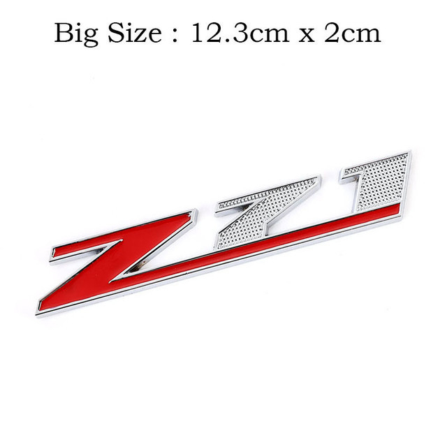 Emblemă auto 3D Z71 — Autocolant pentru grila Chevrolet Silverado/Colorado și GMC (Material: 3D stickers; Montaj: cu ventuză; Model: așa cum se arată în imagine; Tip: autocolant pentru caroserie)
