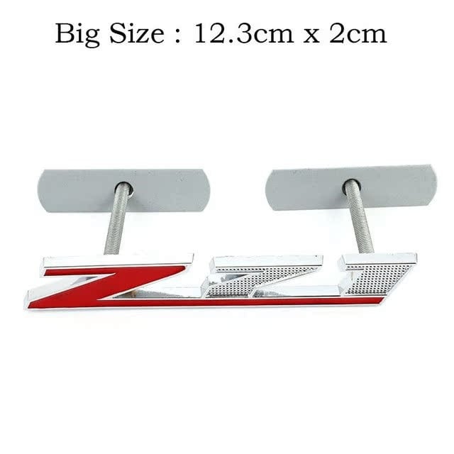 Emblemă auto 3D Z71 — Autocolant pentru grila Chevrolet Silverado/Colorado și GMC (Material: 3D stickers; Montaj: cu ventuză; Model: așa cum se arată în imagine; Tip: autocolant pentru caroserie)