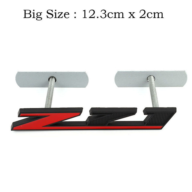 Emblemă auto 3D Z71 — Autocolant pentru grila Chevrolet Silverado/Colorado și GMC (Material: 3D stickers; Montaj: cu ventuză; Model: așa cum se arată în imagine; Tip: autocolant pentru caroserie)