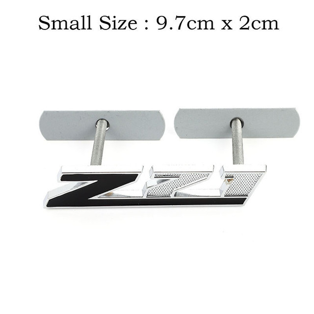 Emblemă auto 3D Z71 — Autocolant pentru grila Chevrolet Silverado/Colorado și GMC (Material: 3D stickers; Montaj: cu ventuză; Model: așa cum se arată în imagine; Tip: autocolant pentru caroserie)