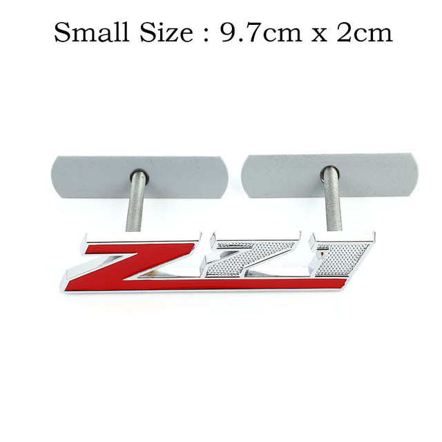 Emblemă auto 3D Z71 — Autocolant pentru grila Chevrolet Silverado/Colorado și GMC (Material: 3D stickers; Montaj: cu ventuză; Model: așa cum se arată în imagine; Tip: autocolant pentru caroserie)